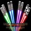 LIGHTSABER CHOPSTICKS LIGHT UP STAR WARS CHOPSTICK LED Glowing Light
