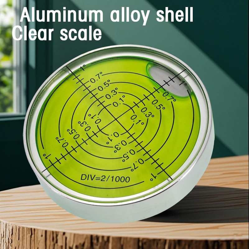 6'/2mm Point high Precision Universal Level Bubble Metal Bubble Water