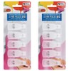 Aboo Smart Soak-Off Nail Clip, Translucent, 2 Pieces / 에이부 스마트 쏙오프 네일 클립, 반투명, 2개