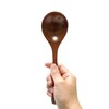 Lacquered Wooden Ladle, Natural Wood, Astragalus, Pot, Easy to Hold,