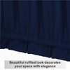 Aquazolax French Door Curtains Drapes - Readymade Solid Blackout Glass