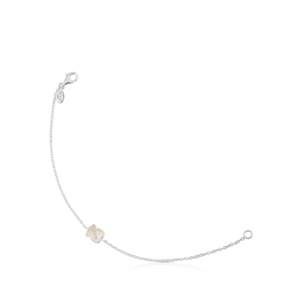 TOUS Colour Silver Bracelet, Silver, Mother of Pearl