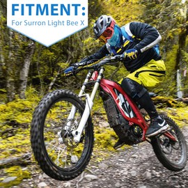 MOTOQUEEN Tapered Roller Bearing Kit for Sur-Ron Surron Light Bee X Motorcycle's Headset Fork Bearings Bicycle Head Tube Kit Spacer Replacement for Surron