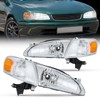 Nilight Headlight Assembly Compatible with 1998 1999 2000 Toyota Corolla