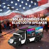 WSTER WS-650 Cargo Semi Truck Bluetooth Speaker with Solar (Black)