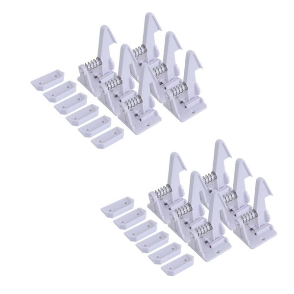 Voarge 12 PCS Child Safety Cupboard Locks, Innovative Design of