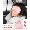JroyJoy 2 Sets Silk Sleep Mask & Scrunchies Gift Sets