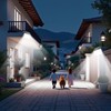 CREATESTAR Solar Flood Lights Outdoor with Remote Control Dimmable, Waterproof