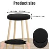 Sgphrzlt Round Bar Stool Seat Covers Set of 3, Waterproof