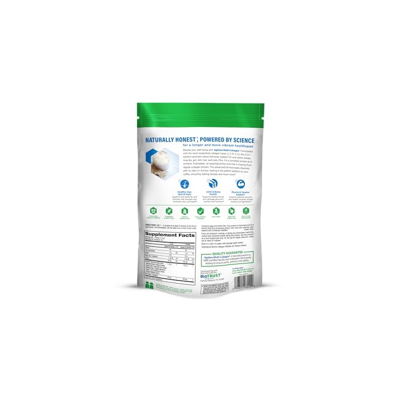 BioTrust Ageless Multi Collagen Protein | 5 en 1 Collagen