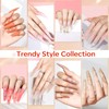 Modelones Poly Nail Gel Kit with 48W U V/LED Lamp