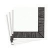 Caspari Ribbon Border Paper Luncheon Napkins in Black - 20
