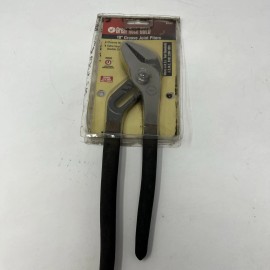 Great Neck Gold Chrome Nickel Steel 10" Groove Joint Pliers  97013 ANSI ASME