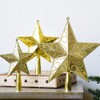 TENDYCOCO 20cm Star Tree Topper Christmas Tree Topper 5 Point