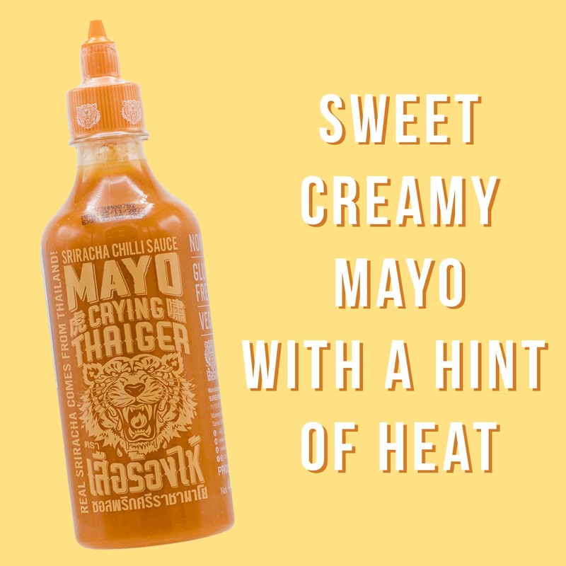 Crying Thaiger Sriracha Mayo Chili Sauce in Squeeze Bottle 17.4