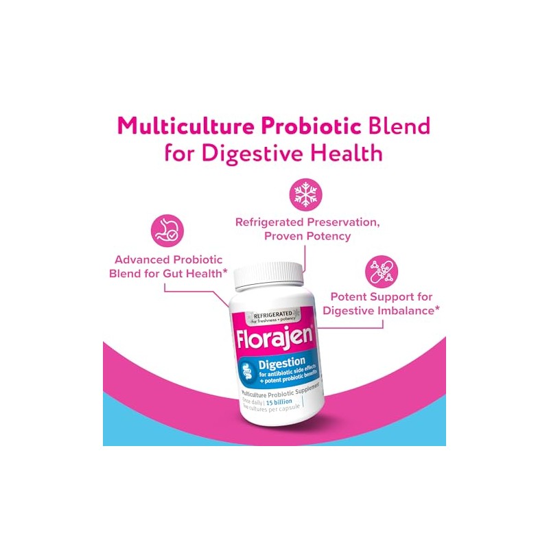 Florajen 3 Probiotic Supplements, 30 Count by Florajen