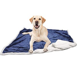 Large Dog Blanket, Super Soft Fluffy Sherpa Fleece Dog Couch Blankets and Throws for Large Medium Small Dogs Puppy Doggy Pet Cats