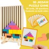Ainiv Wooden Puzzle Puzzle Games, Wooden Stacking Puzzle, Montessori Toy