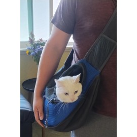 Cuddlissimo! Pet Sling Carrier - Small Dog Puppy Cat Carrying Bag Purse Pouch For Pooch Doggy