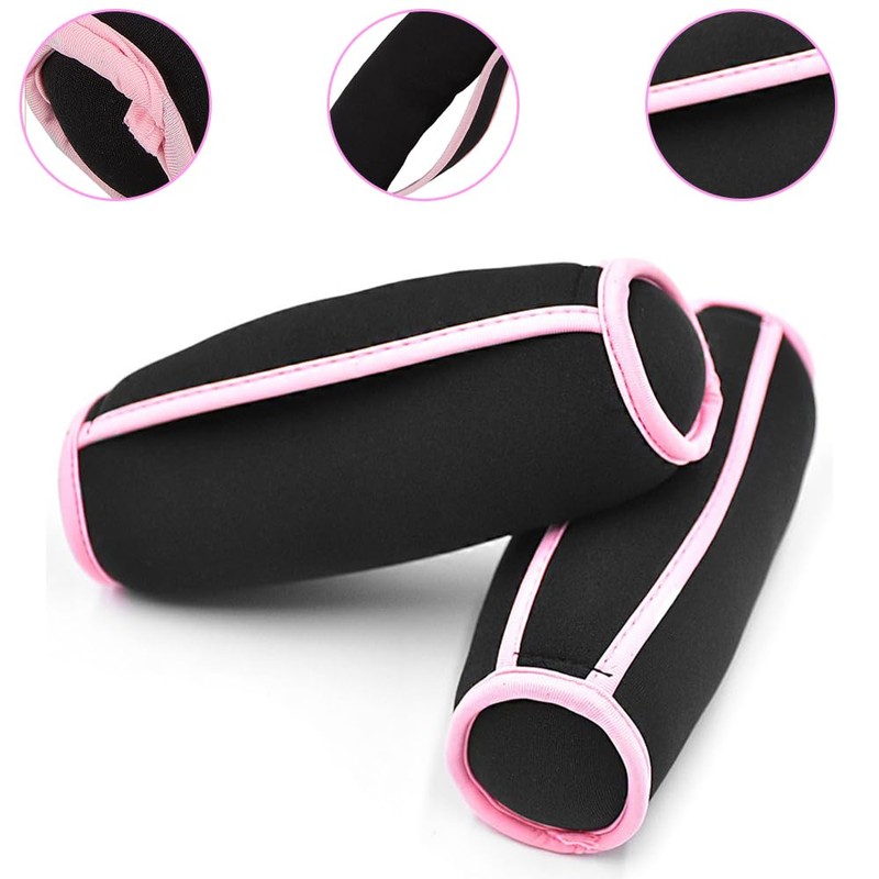 2pcs Soft Dumbbell Hand Weights,Sandbag Dumbbell,Detachable Walking Weight,Strength Training Equipment,Soft
