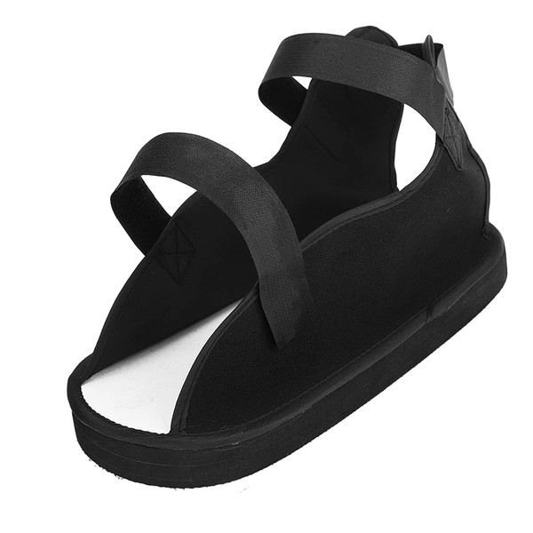 Plaster Shoe Foot Fracture Support Post-Op Shoe Open Toe Break Plaster Protective Shoe Foot Support for Foot Injuries Post-Operative Recovery (L)