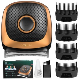 VGRPRO Shortcut Pro Self-Haircut Clippers Kit, Hair Clippers for Men Professional, Waterproof Cordless Hair Cutting Kit with Wide Curved Blade, Electric Razor Trimmer for Home Travel Use