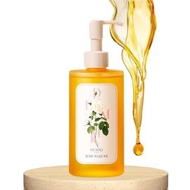 Gel de ducha hidratante para pieles sensibles para mujer, gel de ducha con aroma a rosa blanca para mujer, cuidado hidratante para el invierno, sin sulfatos, sin parabenos, sin colorantes, 10 fl oz