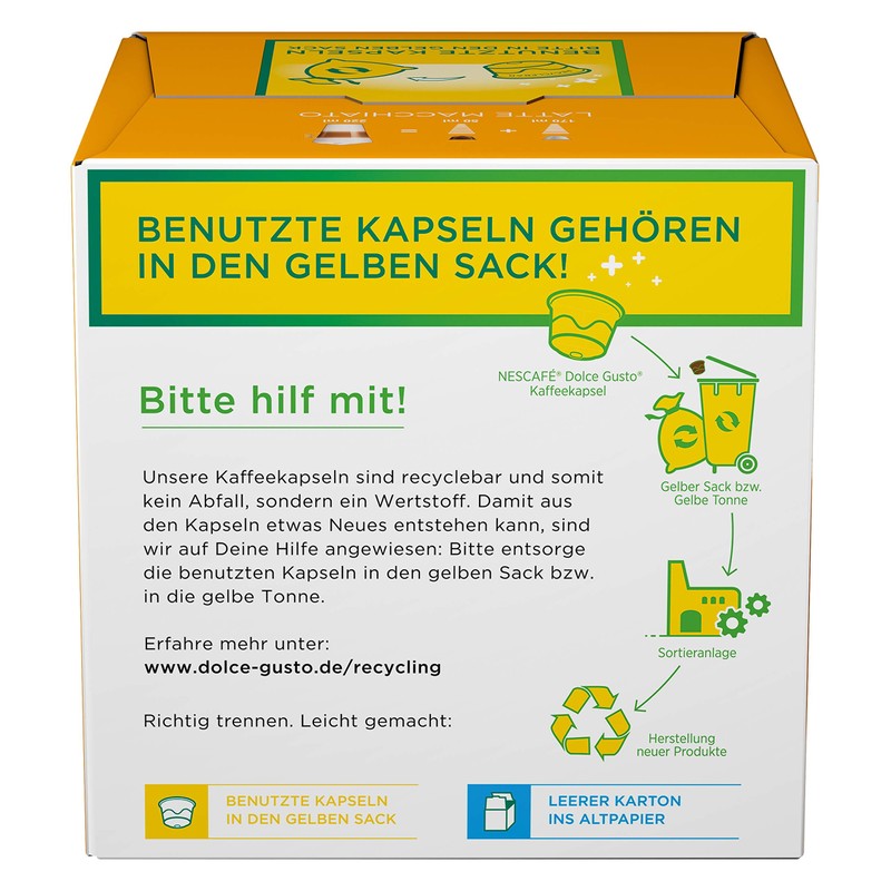 NESCAFÉ DOLCE GUSTO Latte Macchiato Coffee Capsules Pack of 3