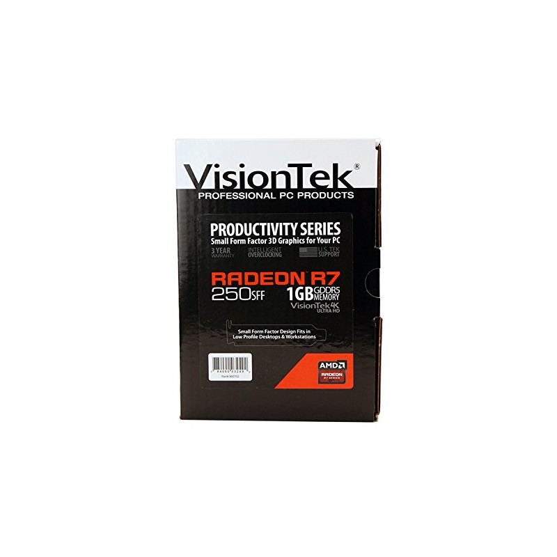 VisionTek 900702 Graphic Card AMD Radeon R7 250 SFF, 1GB