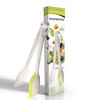 KITCHENLY Salad Servers and Spaghetti Tongs with Innovative 3-in-1 Function,