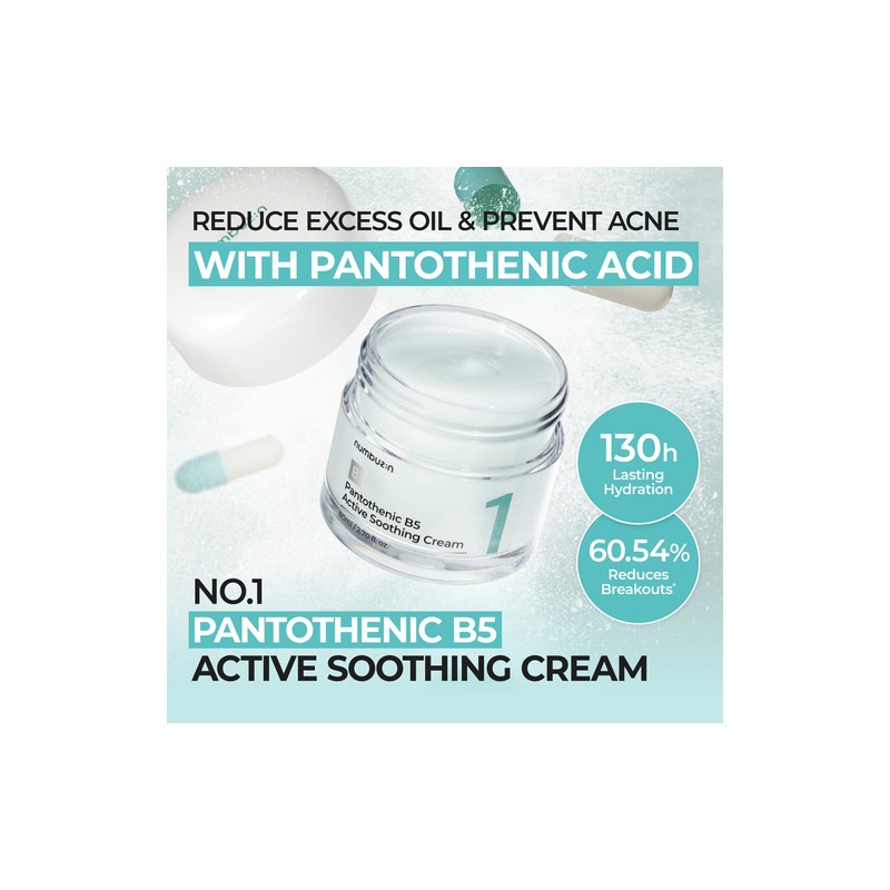 Numbuzin [Numbuzin]No.1 Pantothenic B5 Active Soothing Cream 80ml