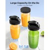 Ganiza Blender for Smoothies, 14Pcs Personal Blender for Shake and