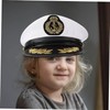 STOBAZA 1 Piece Hat Navy Costume Cap Hat Admiral Captain
