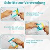 Pack of 10 tube squeezers, toothpaste tubes, squeeze dispenser, toothpaste