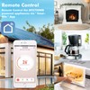 Jadeshay Thermostat, 10A Programmable WIFI thermostat Socket Digital Smart Heating
