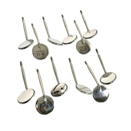 12pcs Box of Dental Mouth Mirrors #5 (24mm) Rhodium Coated Front Surface Diagnostic Dental Mouth Mirror - Intraoral Dental Mirror Cone Socket Oral Mirror - Stainless Steel