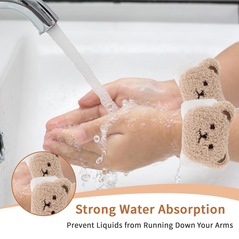 Casoty 3 Pcs Bear Ears Headband, Animal Ear Headband, Face