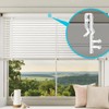 Hidden Channel Valance Clips, 12Pcs Clear Plastic Hidden Clips,Hidden Blind