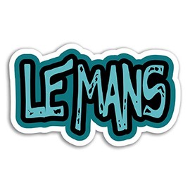 2 x 10cm Le Mans Vinyl Stickers - France Race Cars Sticker Laptop Luggage #18764 (10cm Wide)