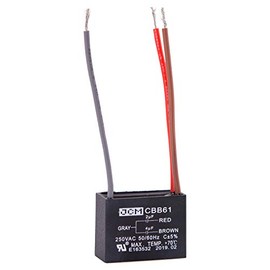 JCM 3 Wire Ceiling Fan Capacitor 2 uF + 4 uF 250VAC 50/60 Hz CBB61