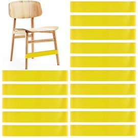 PLULON 15 Pack Chair Bands for Kids with Fidgety Feet Fidget Bands for Classroom Chairs Bands for Students Chairs Desks with Sensory ADHD ADD Autism - Yellow
