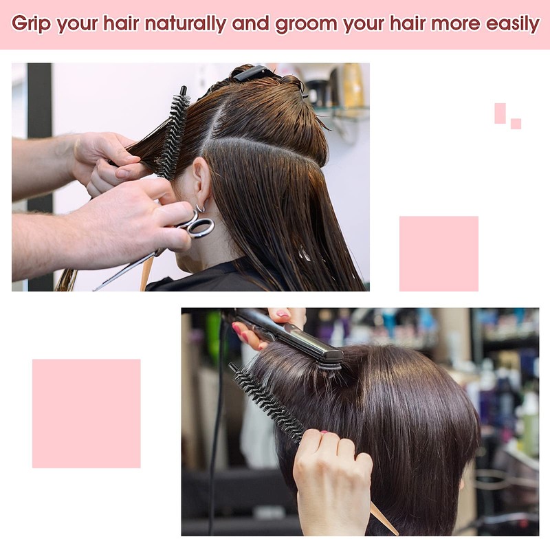 Molain Mini Hair Brush Round Small for Thin Hair Pony