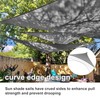 SUNLAX Sun Shade Sail 8'x10'x12.8' Sand Triangle Shade Cover Custom