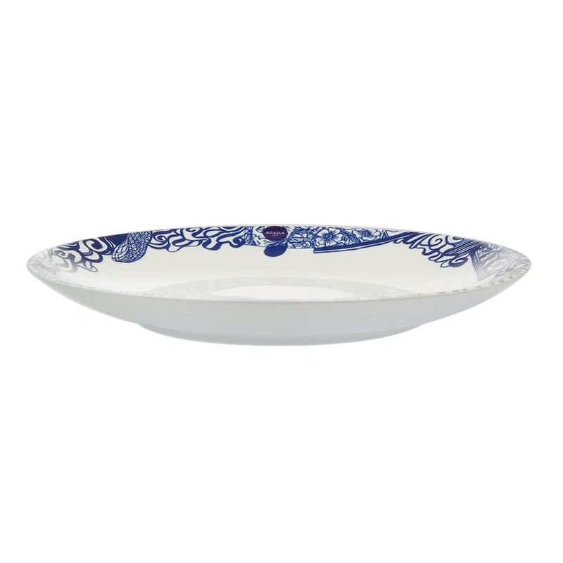 ARABIA Arabia 24h Piennar Plate, 10.2 inches (26 cm), Blue