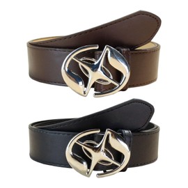 2 Pieces Pu Leather Belt, Simple And Fashionable Belt, Punk Style Belt, Clothing Accessories, Retro Belt.
