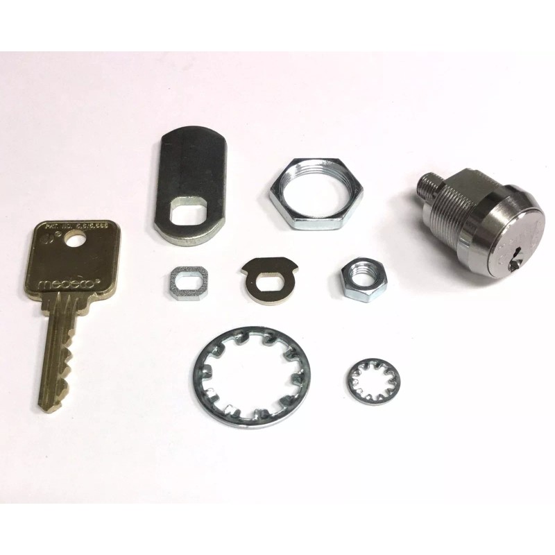Medeco High Security Universal Fit Cam Lock,1-1/8 Inch Body Length
