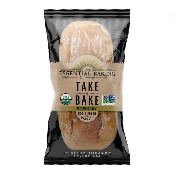 Essential Baking Company Organic Italian Take And Bake Bread, 16 oz Pack of 16