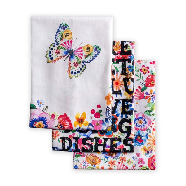 Maison d'Hermine Happy Florals 1 High Summer, 100% Cotton Set