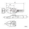 VESSEL Sliding Air Nipper Horizontal Blade/GT-NY10 Type Straight Blade for