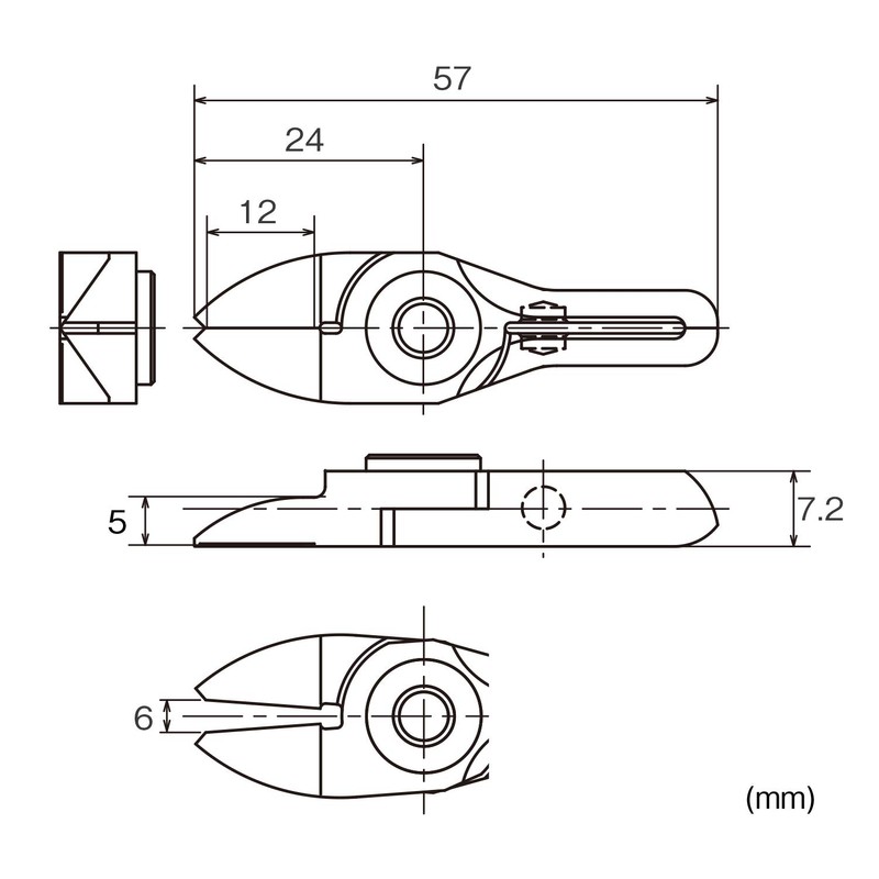 VESSEL Sliding Air Nipper Horizontal Blade/GT-NY10 Type Straight Blade for
